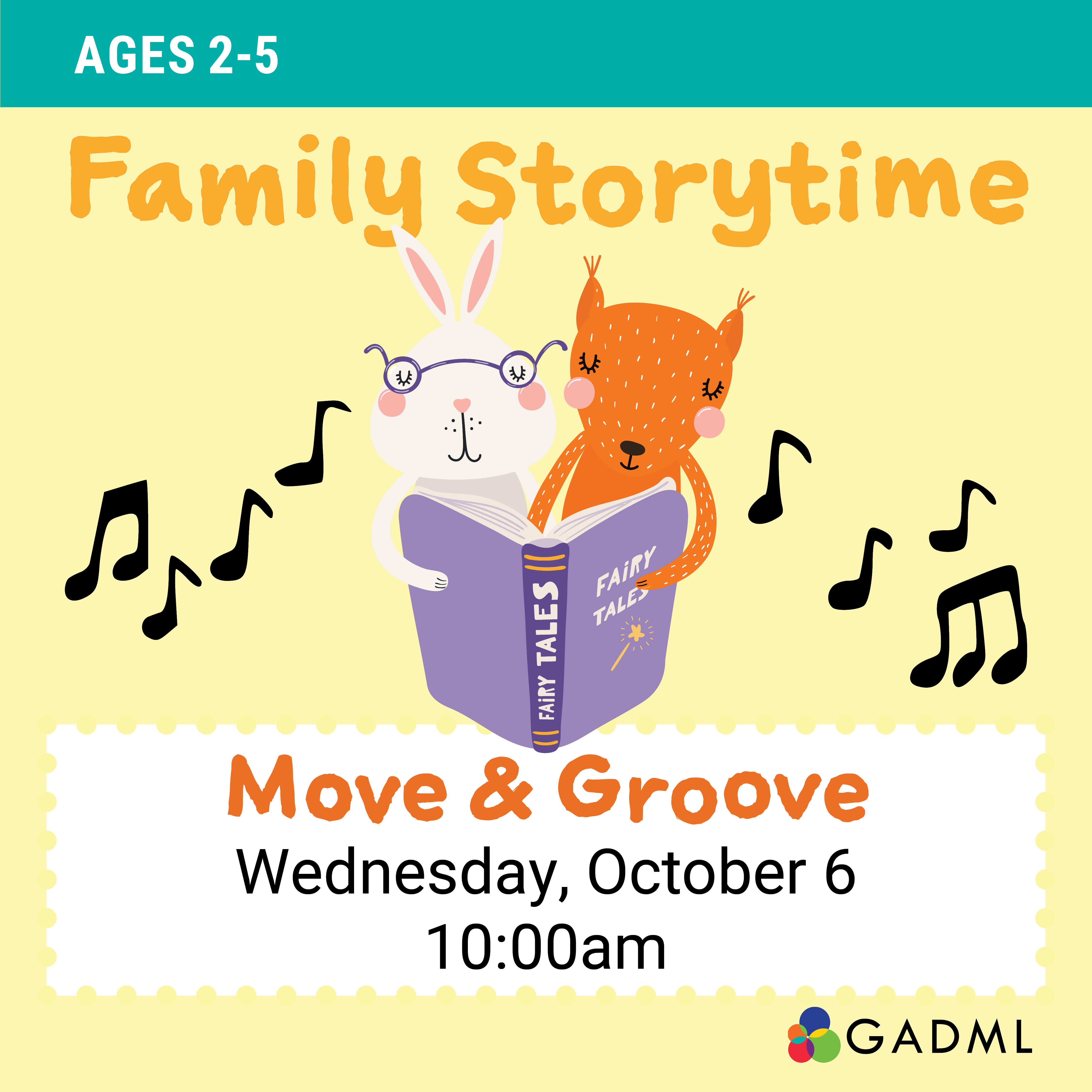Move & Groove Wednesday, October 6 at 10:00 AM