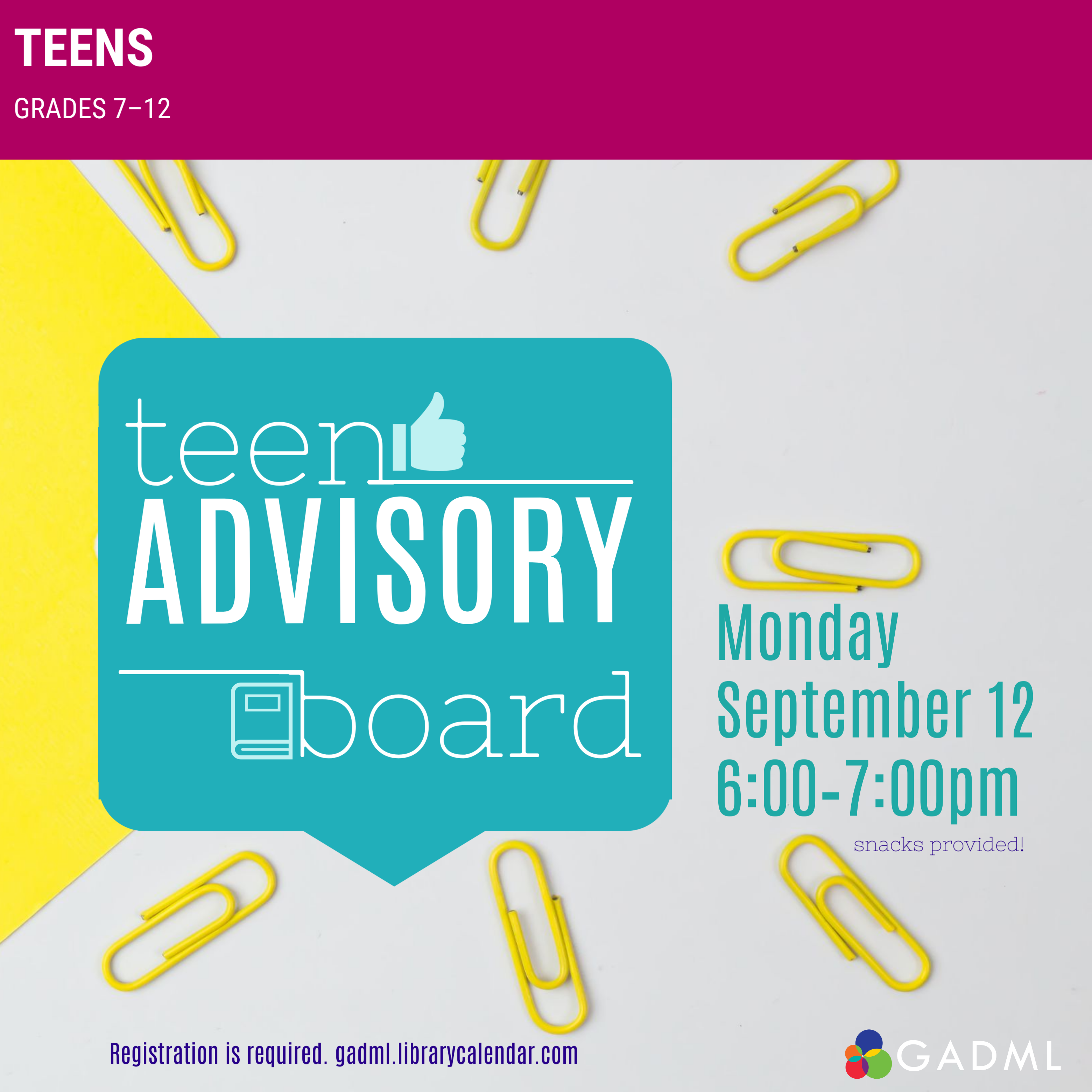Teen advisory board