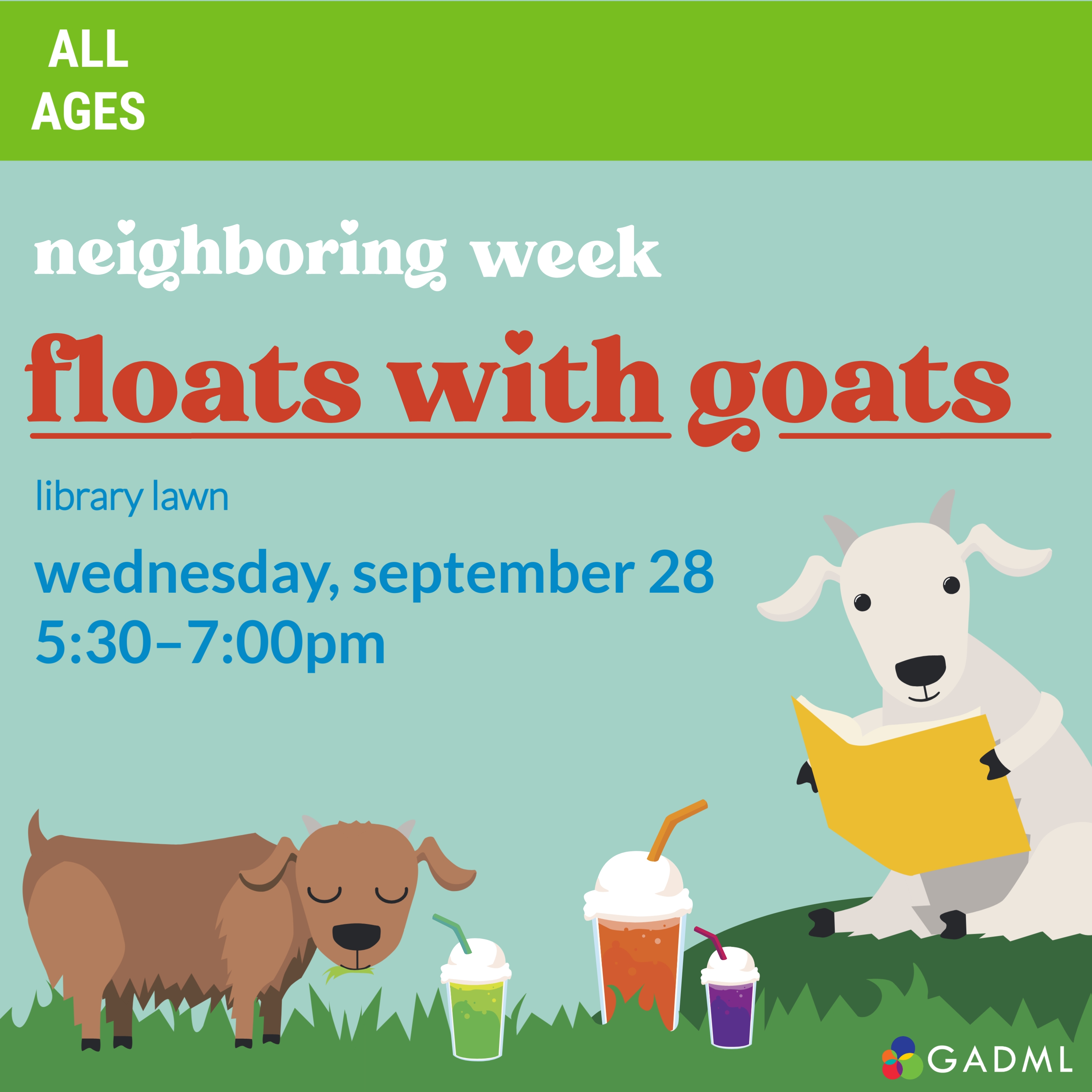 floats with goats