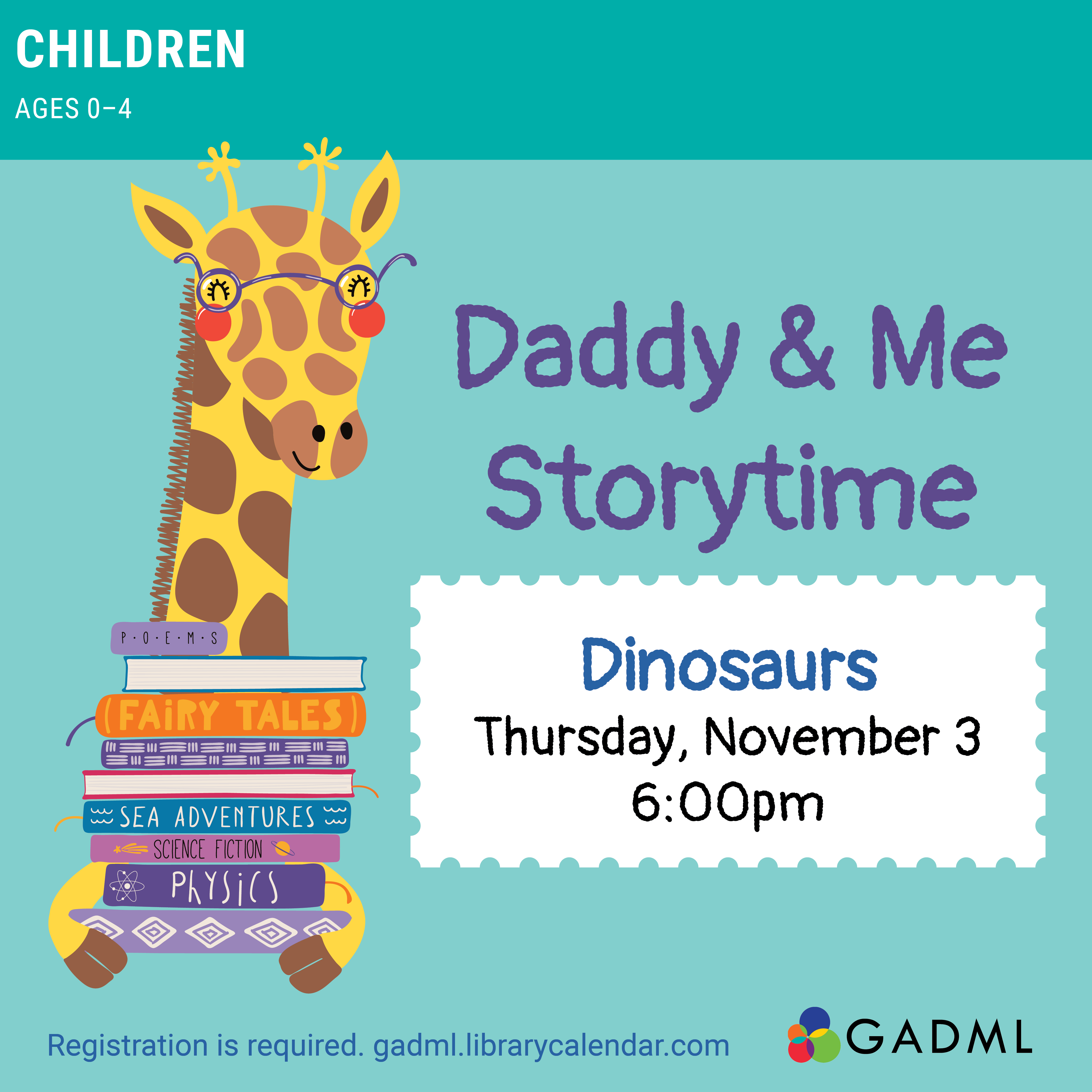 Daddy and Me Storytime- Dinosaurs