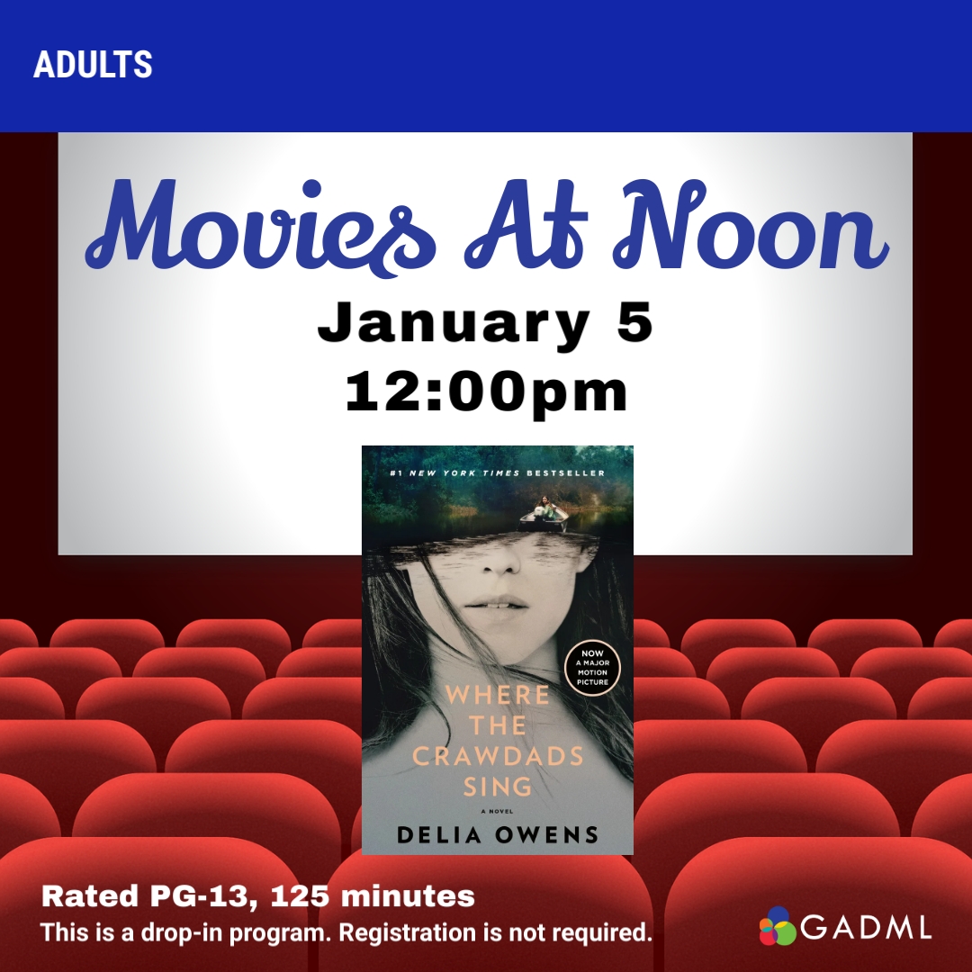 free movie where the crawdads sing at noon on january 5, 2023