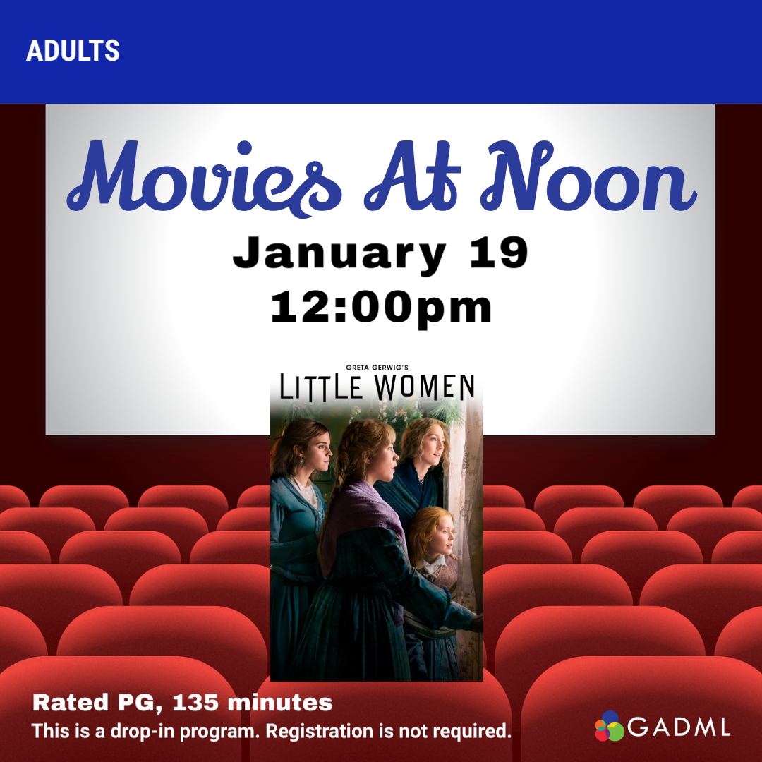 free movie little women at noon on january 19, 2023