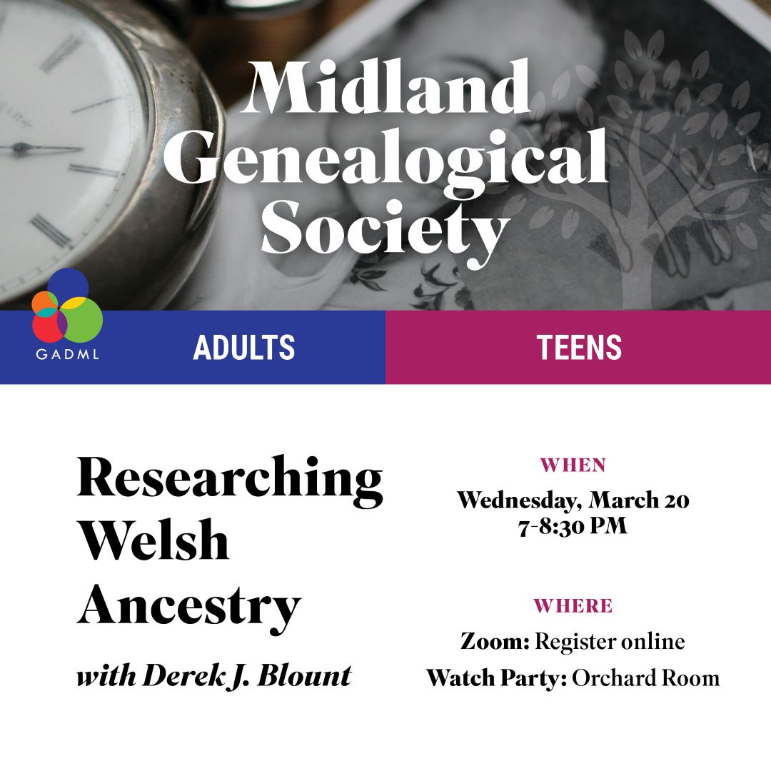 Researching Welsh Ancestry, March 20