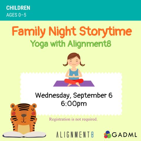 Family Night Storytime: Yoga with Alignment8