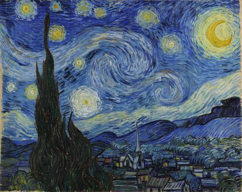 van gogh starry night painting