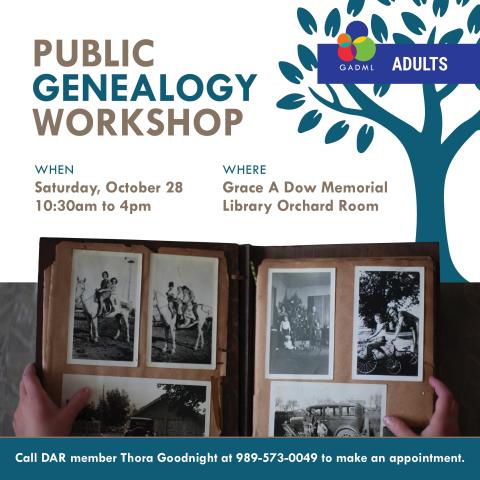 Genealogy Workshop October 28