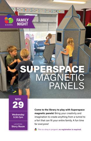 Superspace Magnetic Tiles