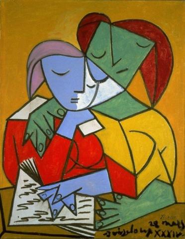 Pablo Picasso's Two Girls Reading
