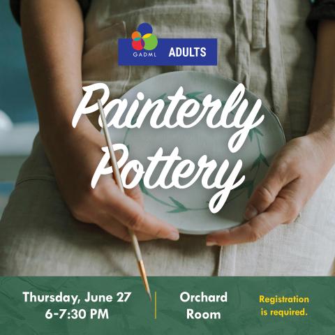 painterly pottery june 27 6pm