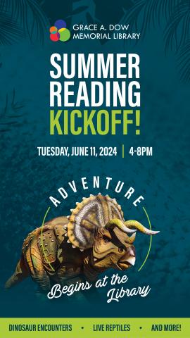 Summer Reading Kickoff June 11, 4pm to 8pm