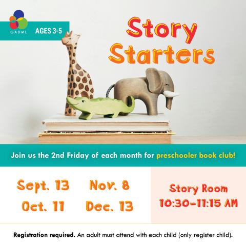 story starters book club for preschoolers september 13 