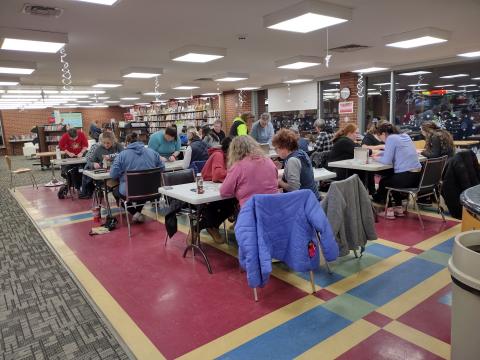 Puzzle Competition at the Library