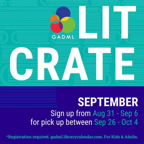 lit crates logo with dates