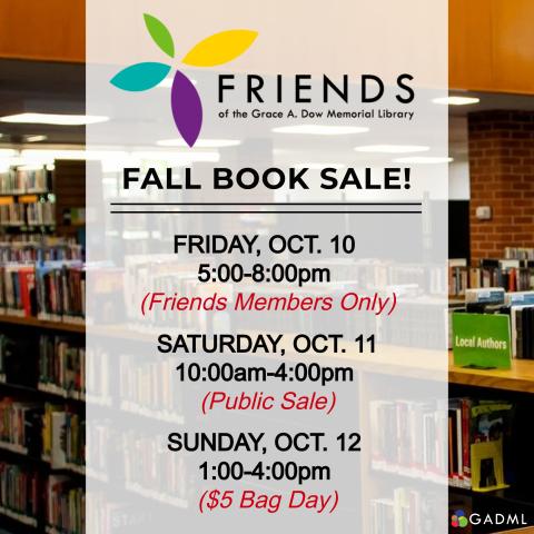 Book Sale October 10-12