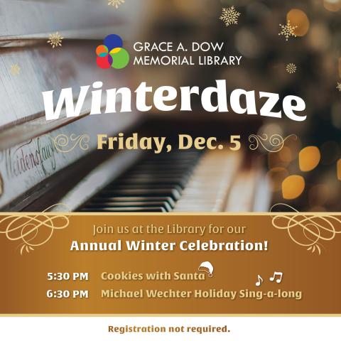Winterdaze, Friday, December 5 from 5:30-7:30pm
