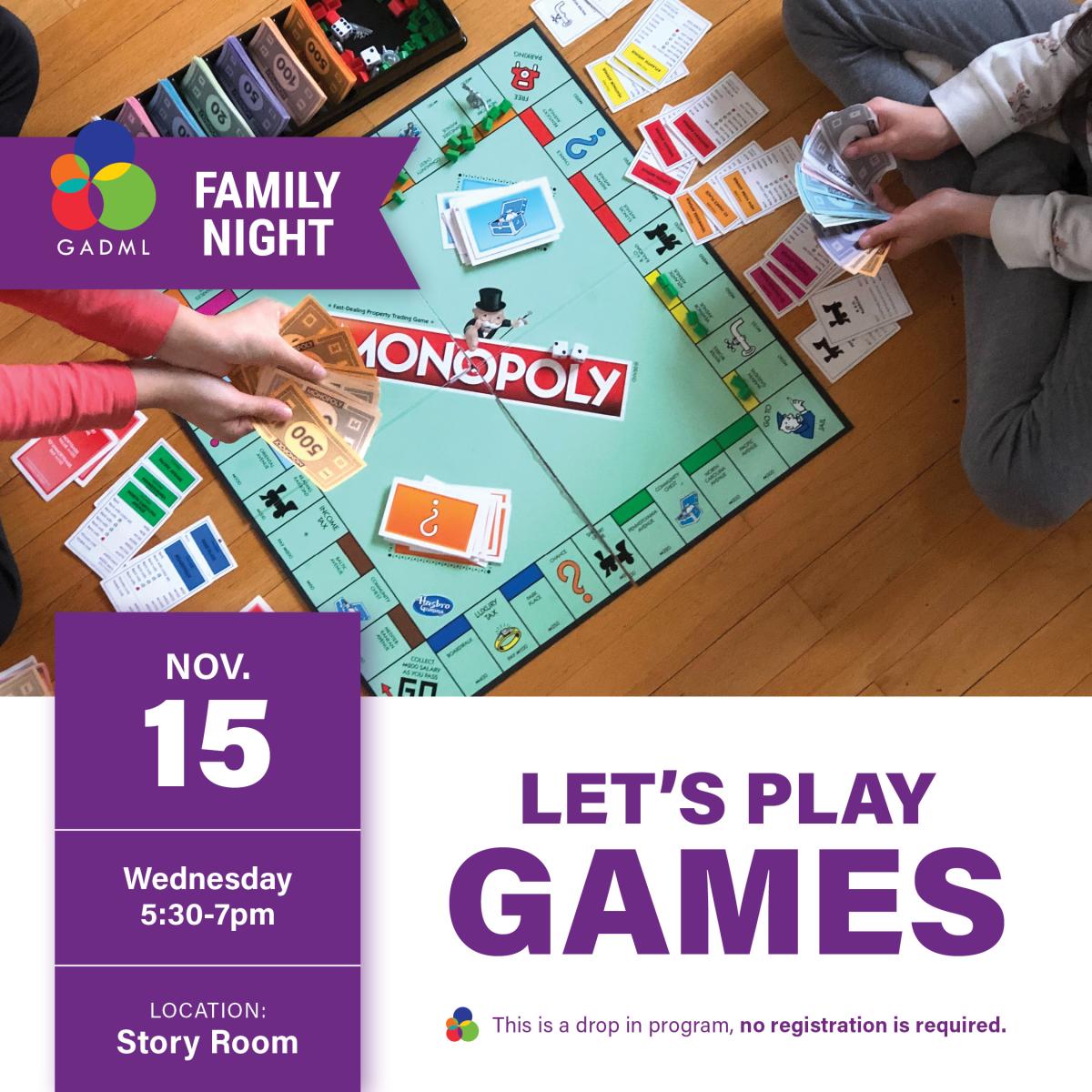 Family Night: Let's Play Games