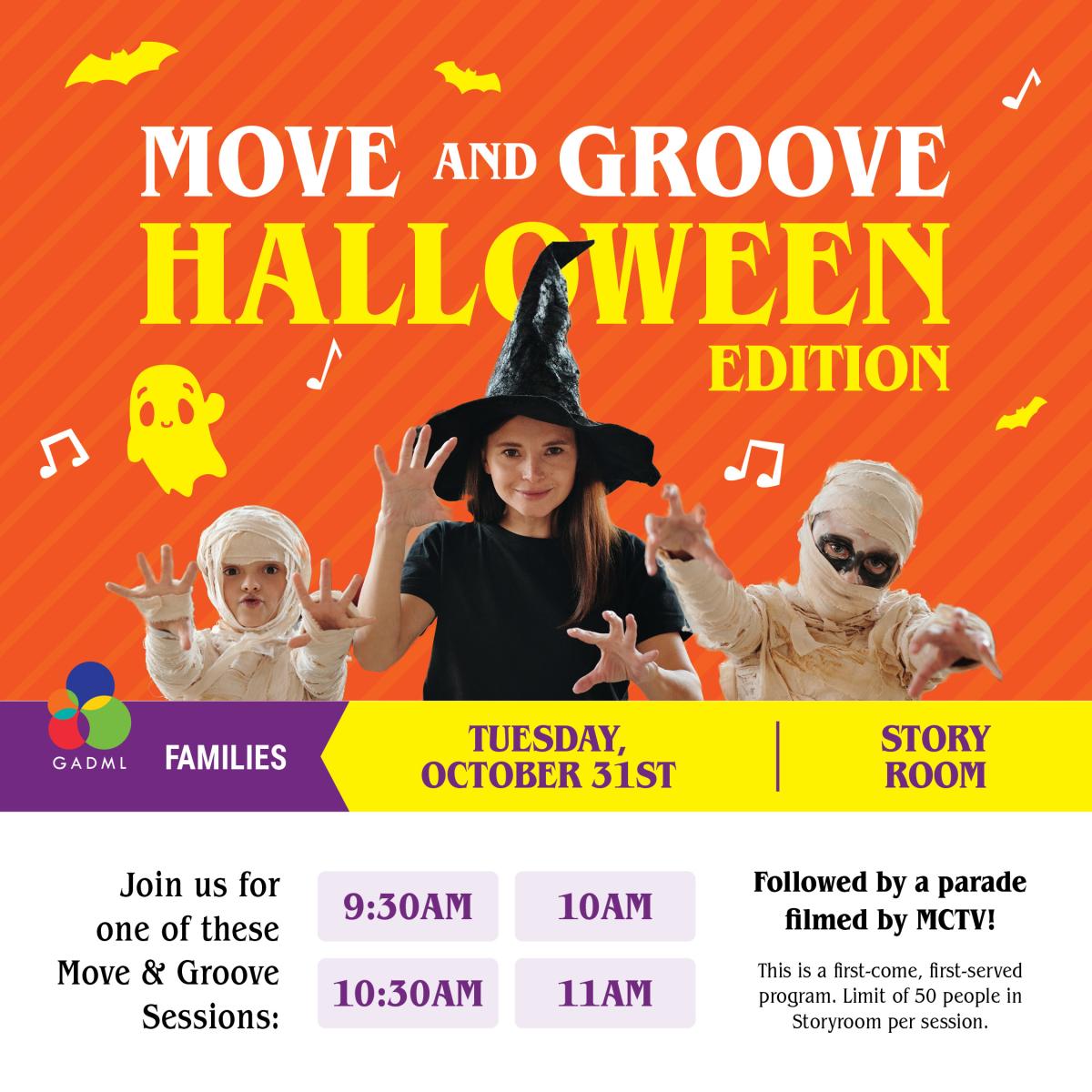 Halloween Move and Groove October 31