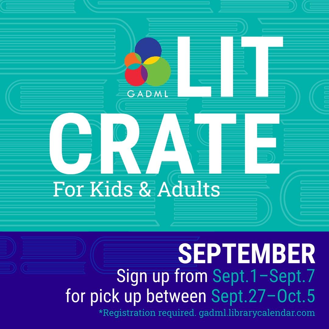 Lit Crates for kids and adults september 