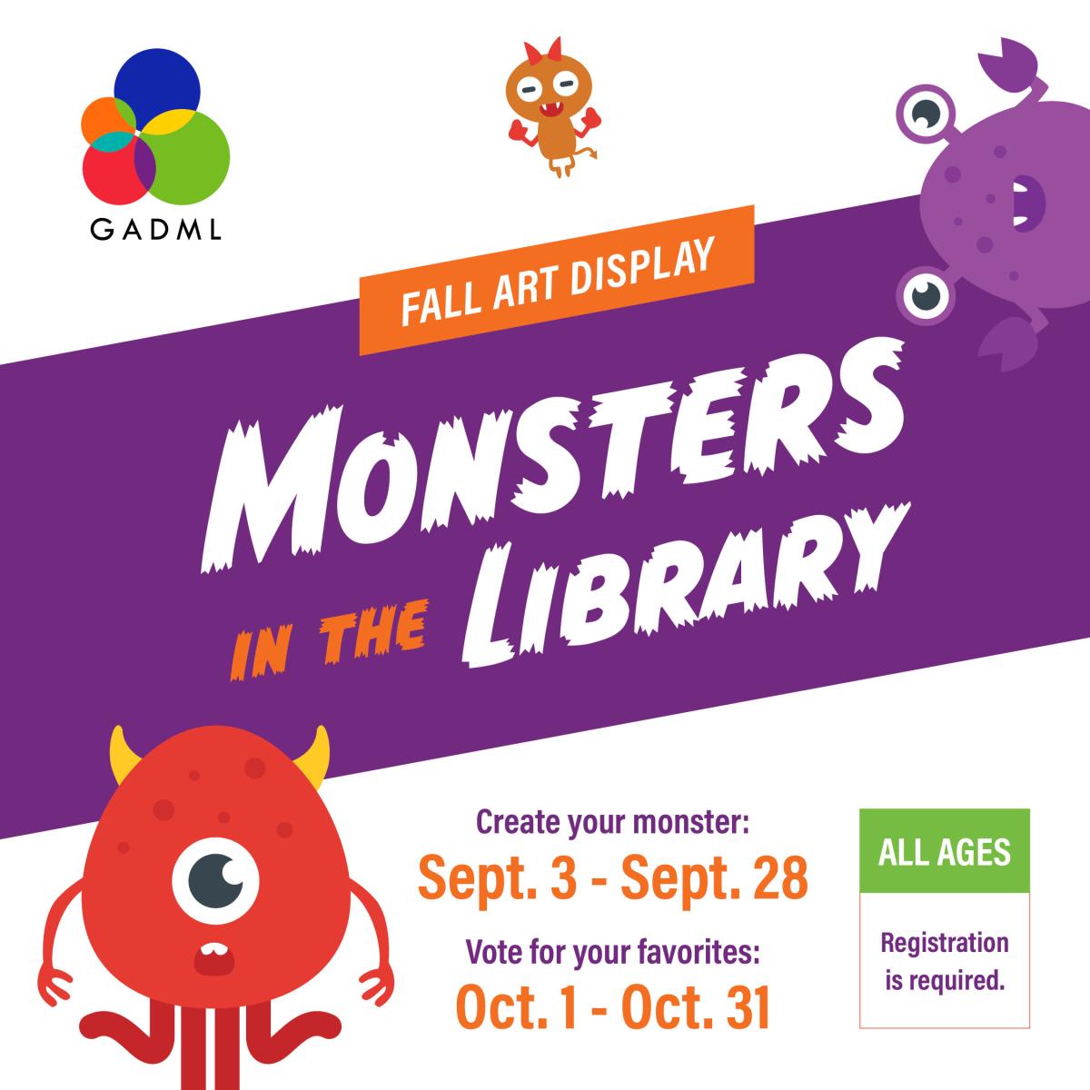 monsters in the library