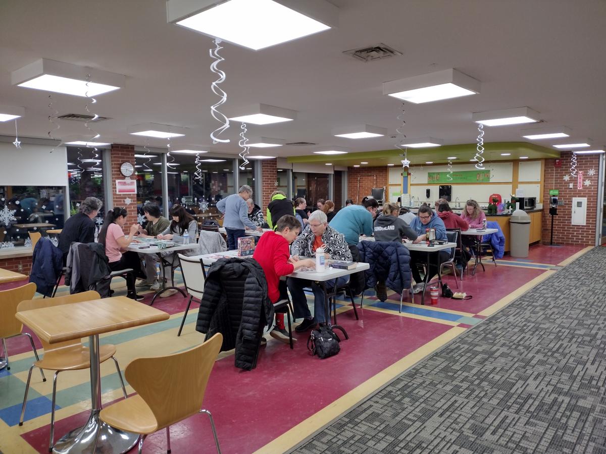 Puzzle Competition at the Library